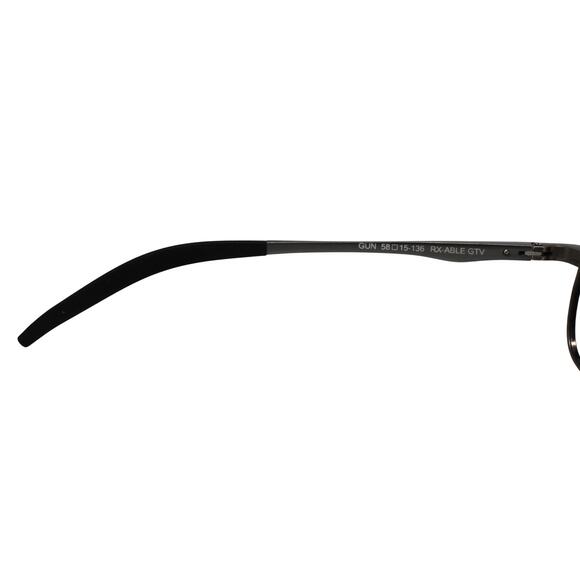 Veza Wedge Gun RX-ABLE GTV 58-15-136mm Eyeglasses FRAMES ONLY - GOOD CONDITION - Picture 9 of 12